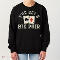 Poker Card Player Gambler Funny Gambling Gift Women's Sweatshirt thumb 0