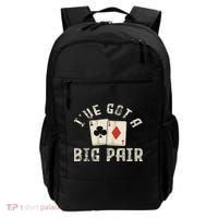Poker Card Player Gambler Funny Gambling Gift Backpack thumb 0
