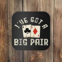 Poker Card Player Gambler Funny Gambling Gift Coaster thumb 0