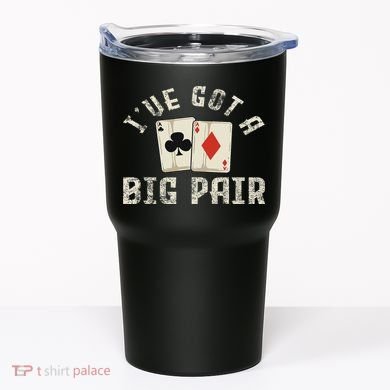 Poker Card Player Gambler Funny Gambling Gift Tumbler