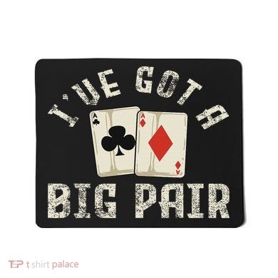 Poker Card Player Gambler Funny Gambling Gift Mousepad