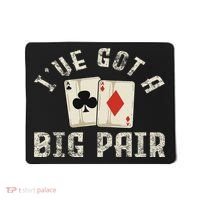 Poker Card Player Gambler Funny Gambling Gift Mousepad thumb 0