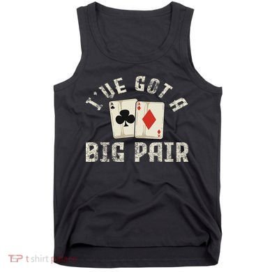 Poker Card Player Gambler Funny Gambling Gift Tank Top
