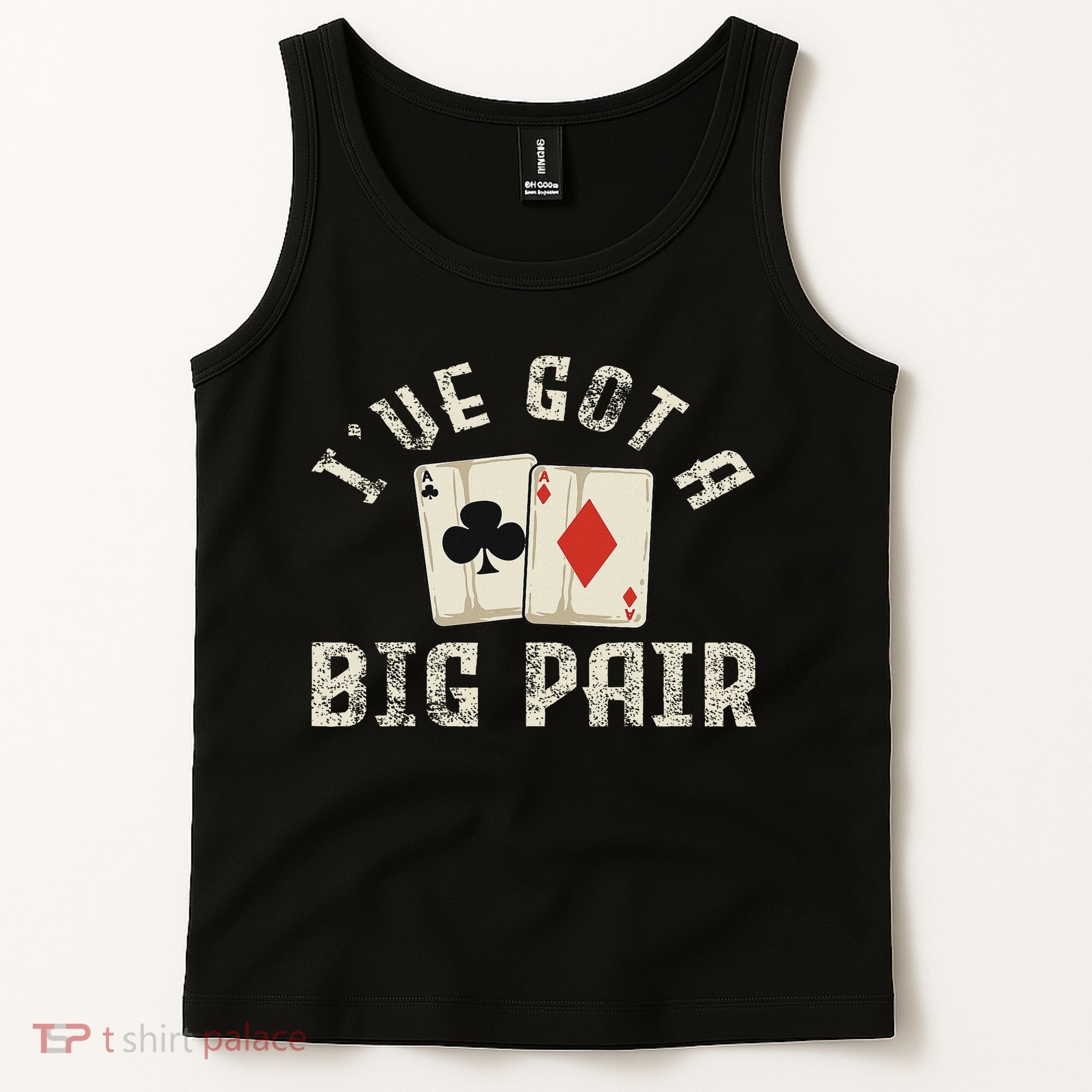 Poker Card Player Gambler Funny Gambling Gift Tank Top