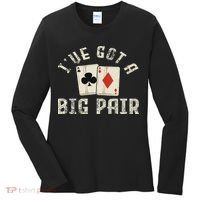 Poker Card Player Gambler Funny Gambling Gift Women's Long Sleeve Shirt thumb 0