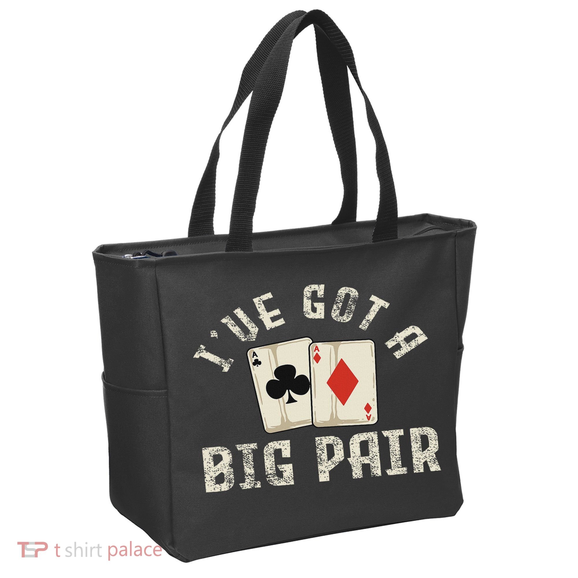 Poker Card Player Gambler Funny Gambling Gift Tote Bag