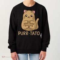 Purrtato Cat Potato Cat Lover Idaho Potatoes Women's Sweatshirt thumb 0