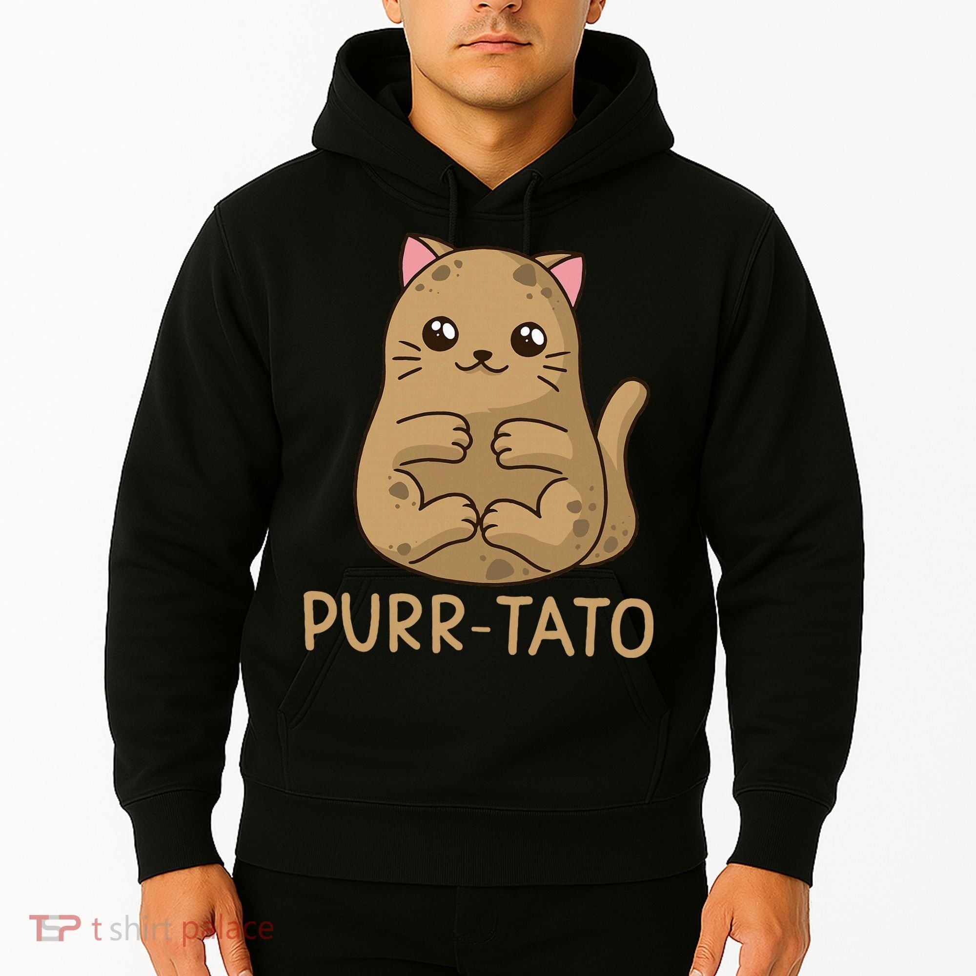 Purrtato Cat Potato Cat Lover Idaho Potatoes Hoodie