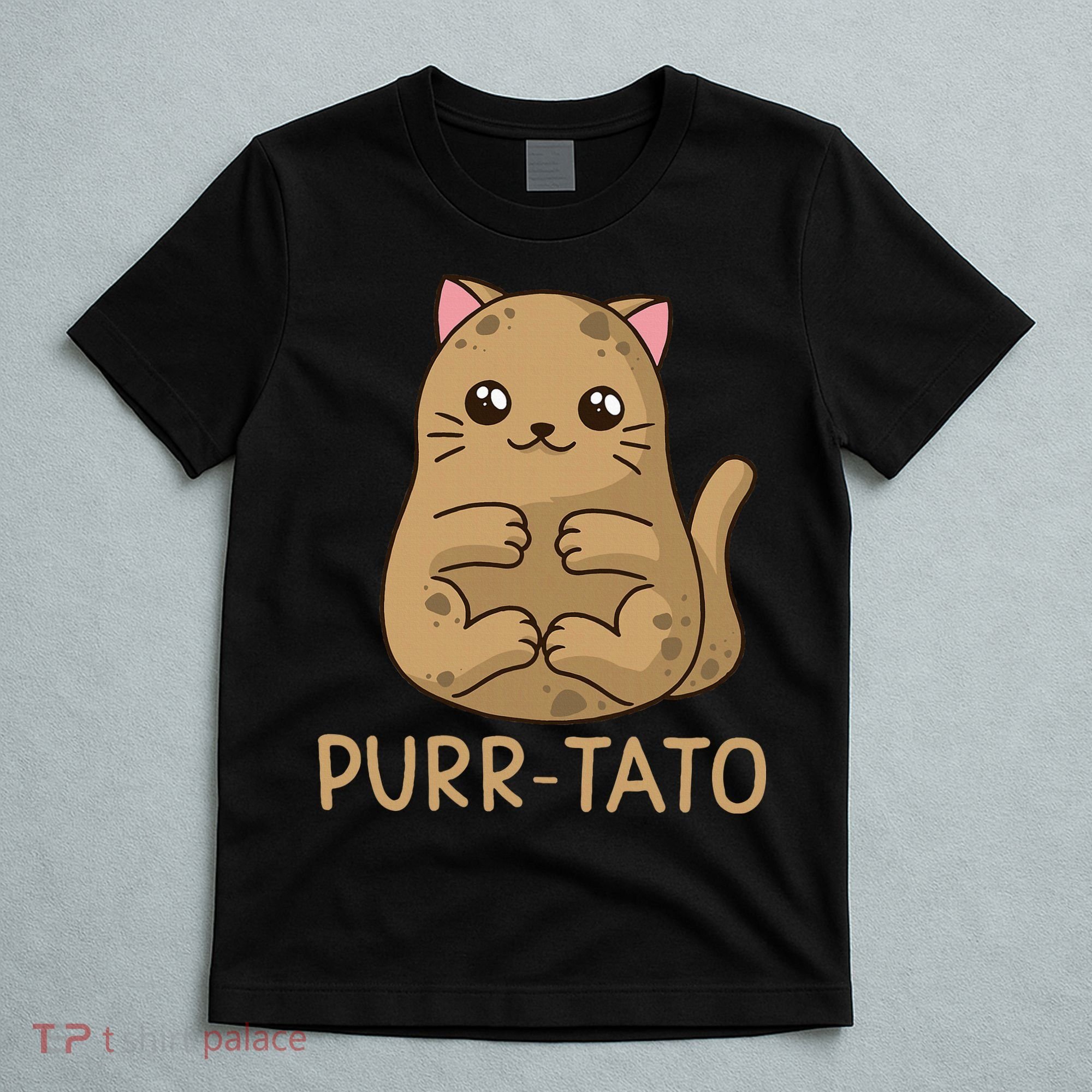 Purrtato Cat Potato Cat Lover Idaho Potatoes T-Shirt