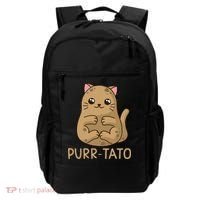 Purrtato Cat Potato Cat Lover Idaho Potatoes Backpack thumb 0