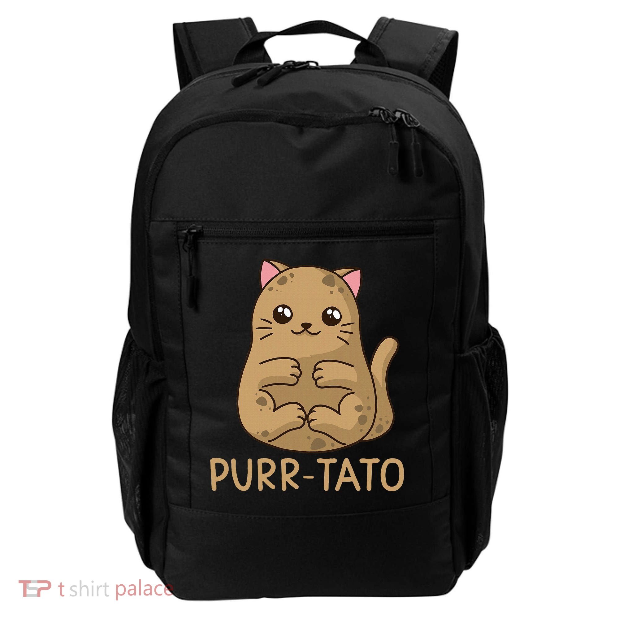 Purrtato Cat Potato Cat Lover Idaho Potatoes Backpack