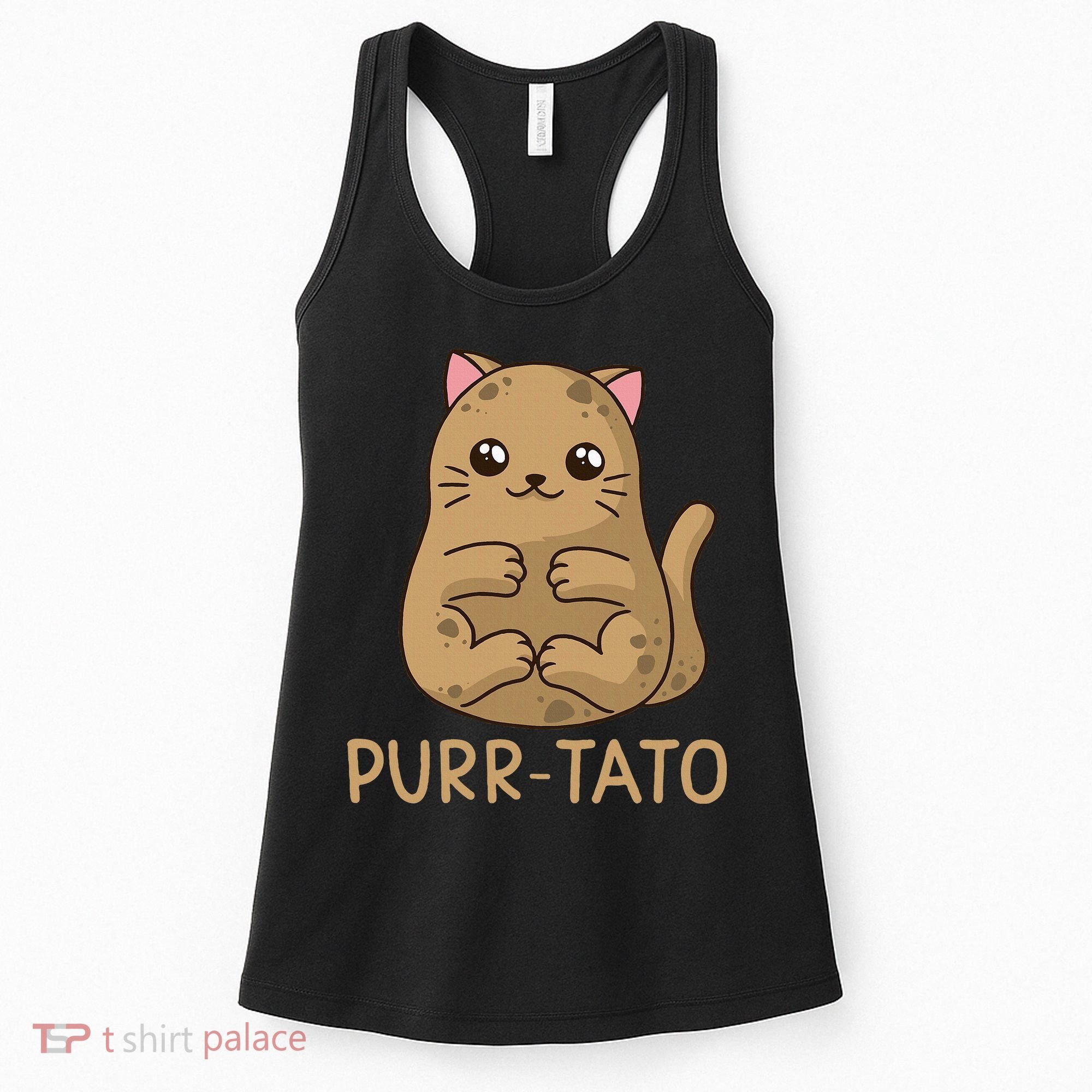Purrtato Cat Potato Cat Lover Idaho Potatoes Women's Tank Top