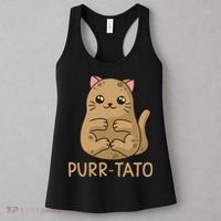 Purrtato Cat Potato Cat Lover Idaho Potatoes Women's Tank Top thumb 3