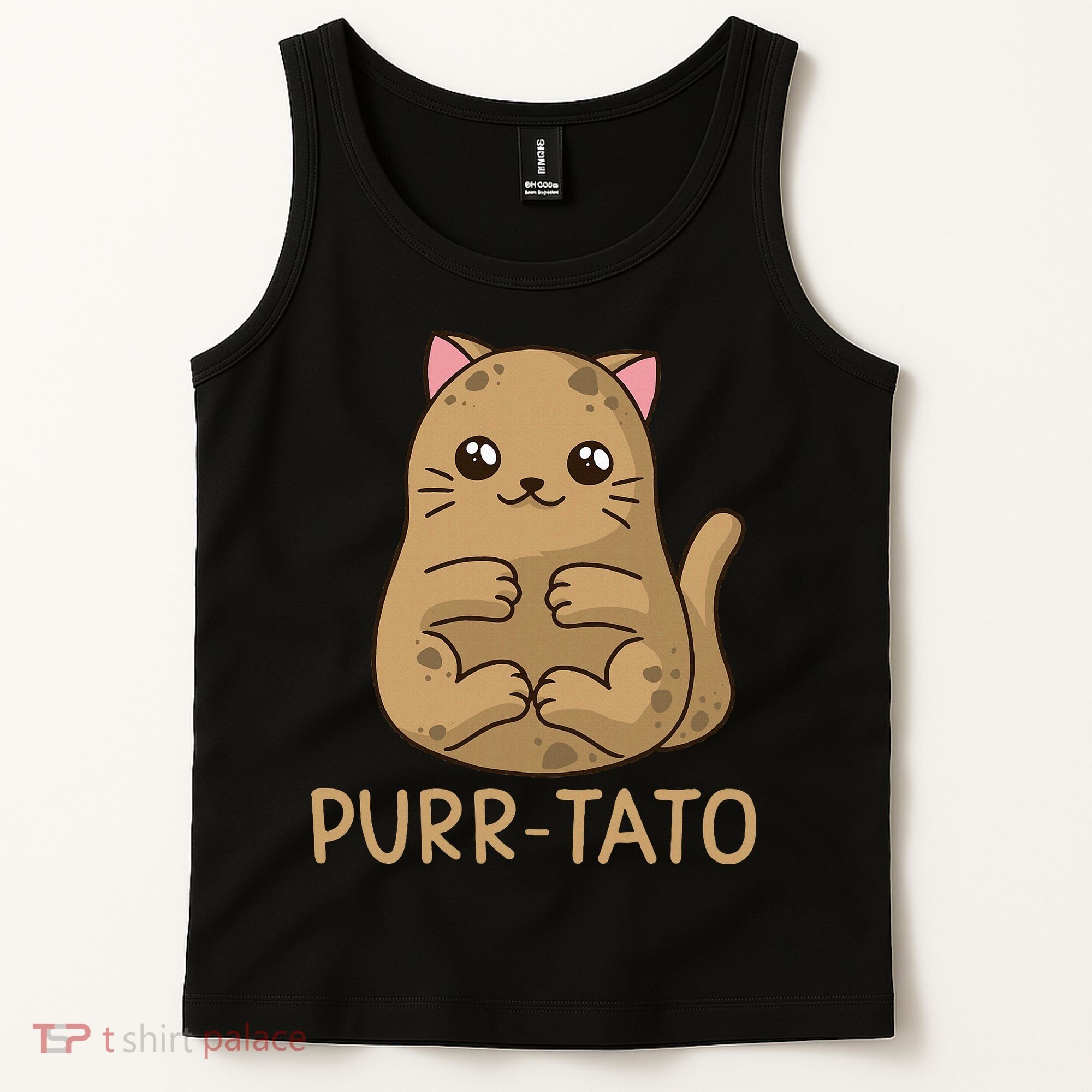 Purrtato Cat Potato Cat Lover Idaho Potatoes Tank Top
