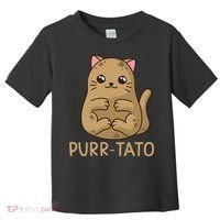 Purrtato Cat Potato Cat Lover Idaho Potatoes Toddler T-Shirt thumb 0
