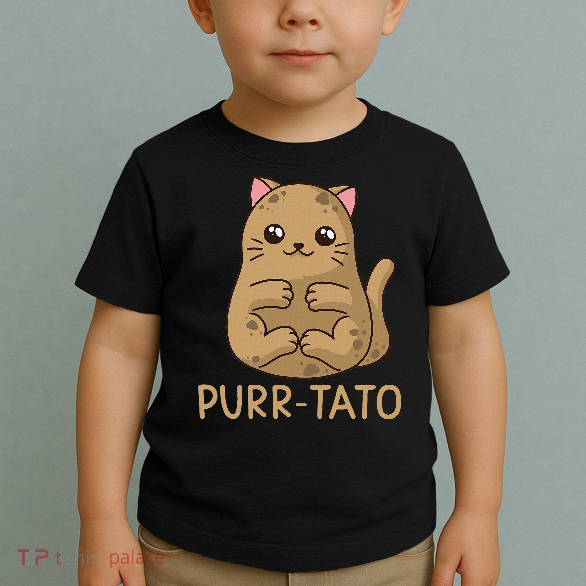 Purrtato Cat Potato Cat Lover Idaho Potatoes Toddler T-Shirt