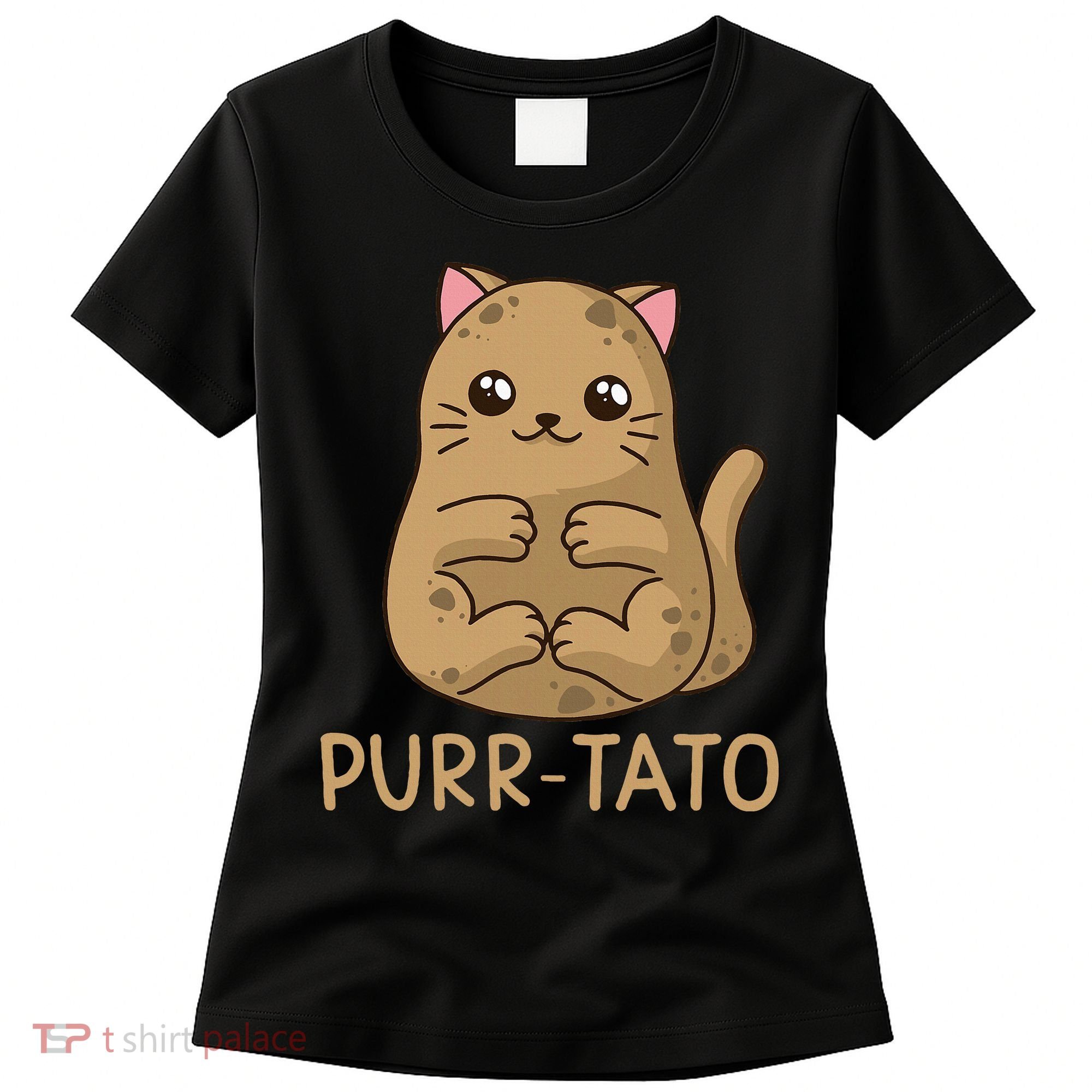 Purrtato Cat Potato Cat Lover Idaho Potatoes Women's T-Shirt