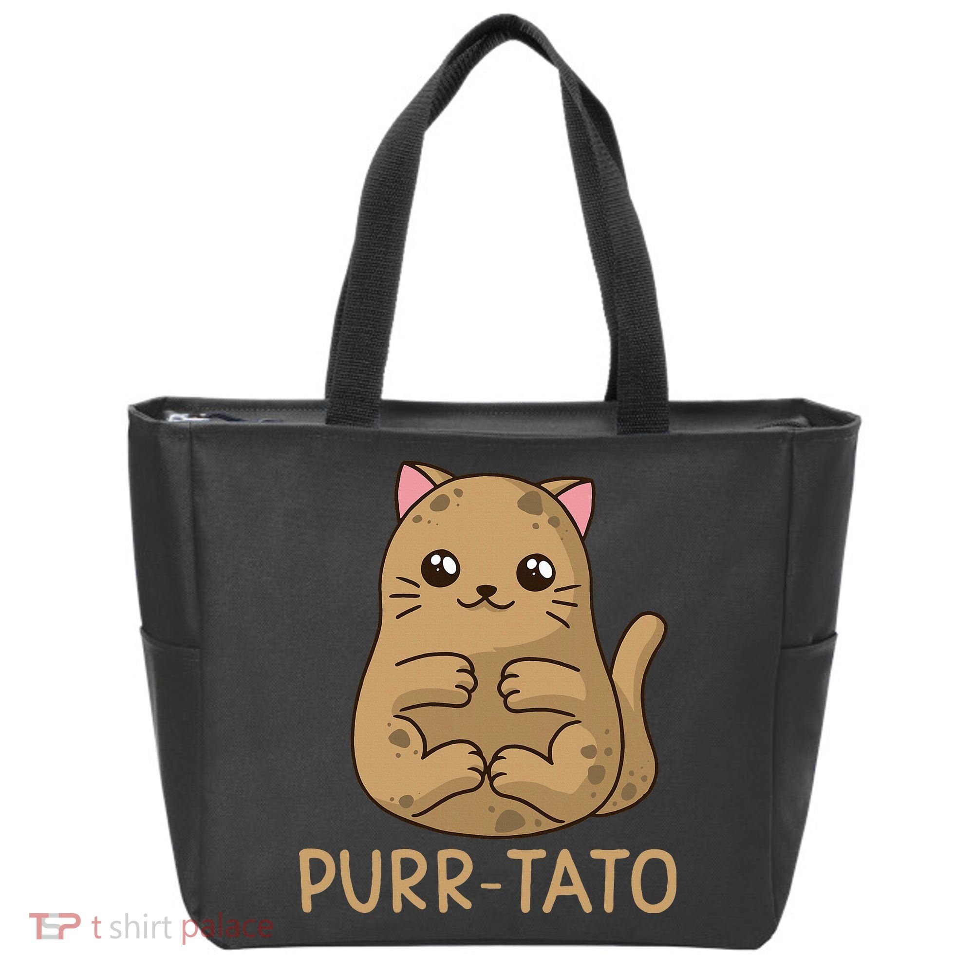 Purrtato Cat Potato Cat Lover Idaho Potatoes Tote Bag