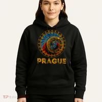 Prague Czech Republic Souvenir Astronomical Clock Prague Hoodie thumb 5