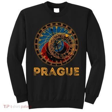 Prague Czech Republic Souvenir Astronomical Clock Prague Sweatshirt