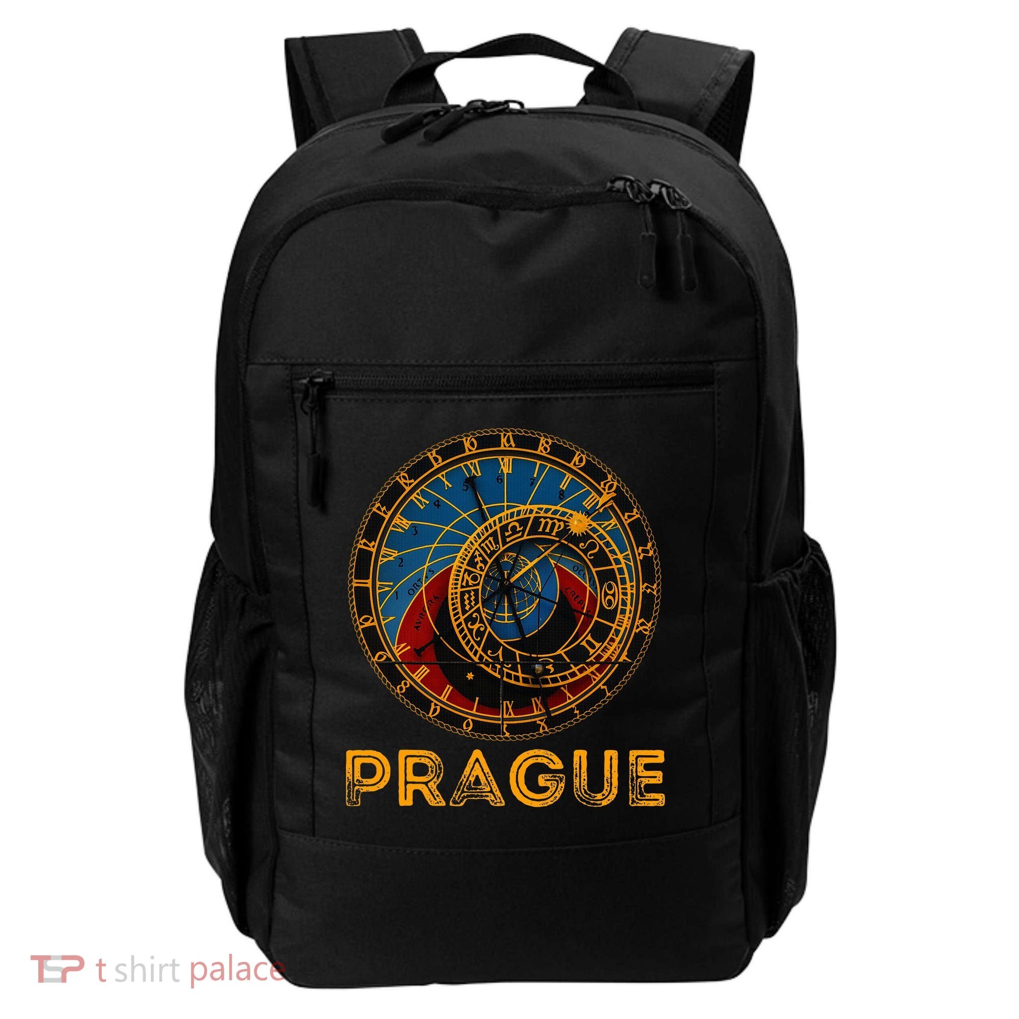 Prague Czech Republic Souvenir Astronomical Clock Prague Backpack