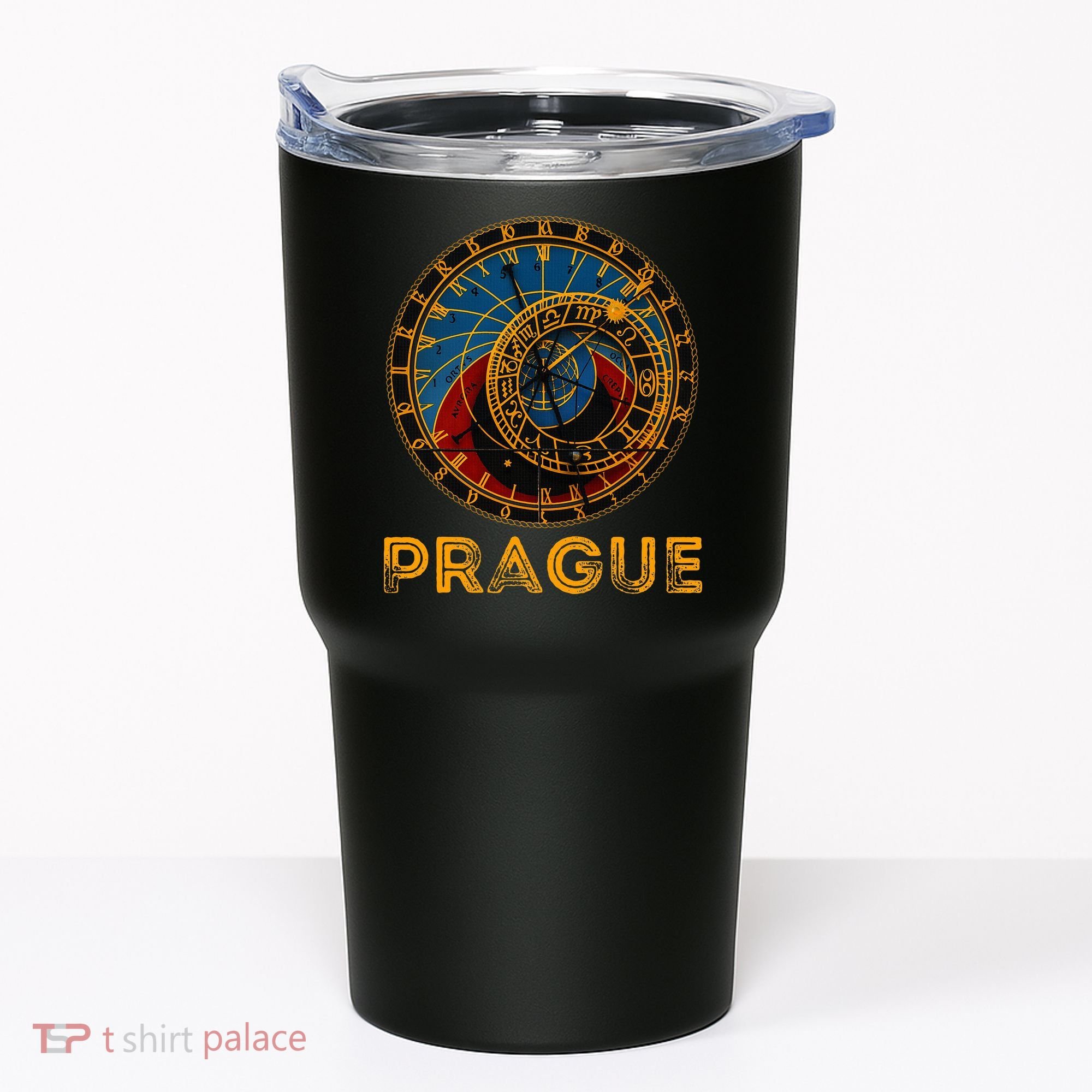 Prague Czech Republic Souvenir Astronomical Clock Prague Tumbler