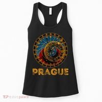 Prague Czech Republic Souvenir Astronomical Clock Prague Women's Tank Top thumb 0
