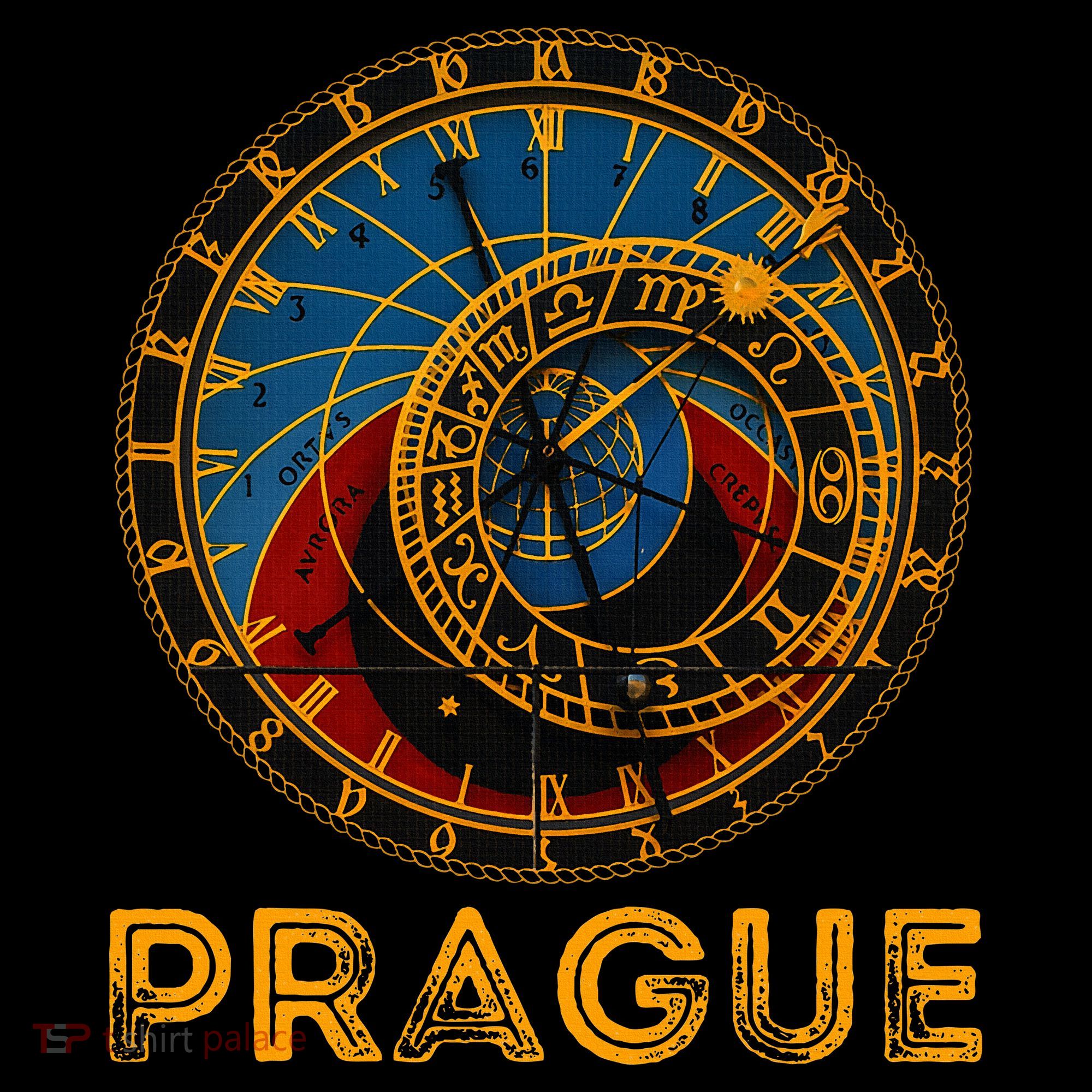 Prague Czech Republic Souvenir Astronomical Clock Prague Women's Tank Top