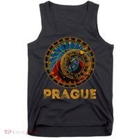 Prague Czech Republic Souvenir Astronomical Clock Prague Tank Top thumb 0
