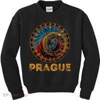 Prague Czech Republic Souvenir Astronomical Clock Prague Kids Sweatshirt thumb 0