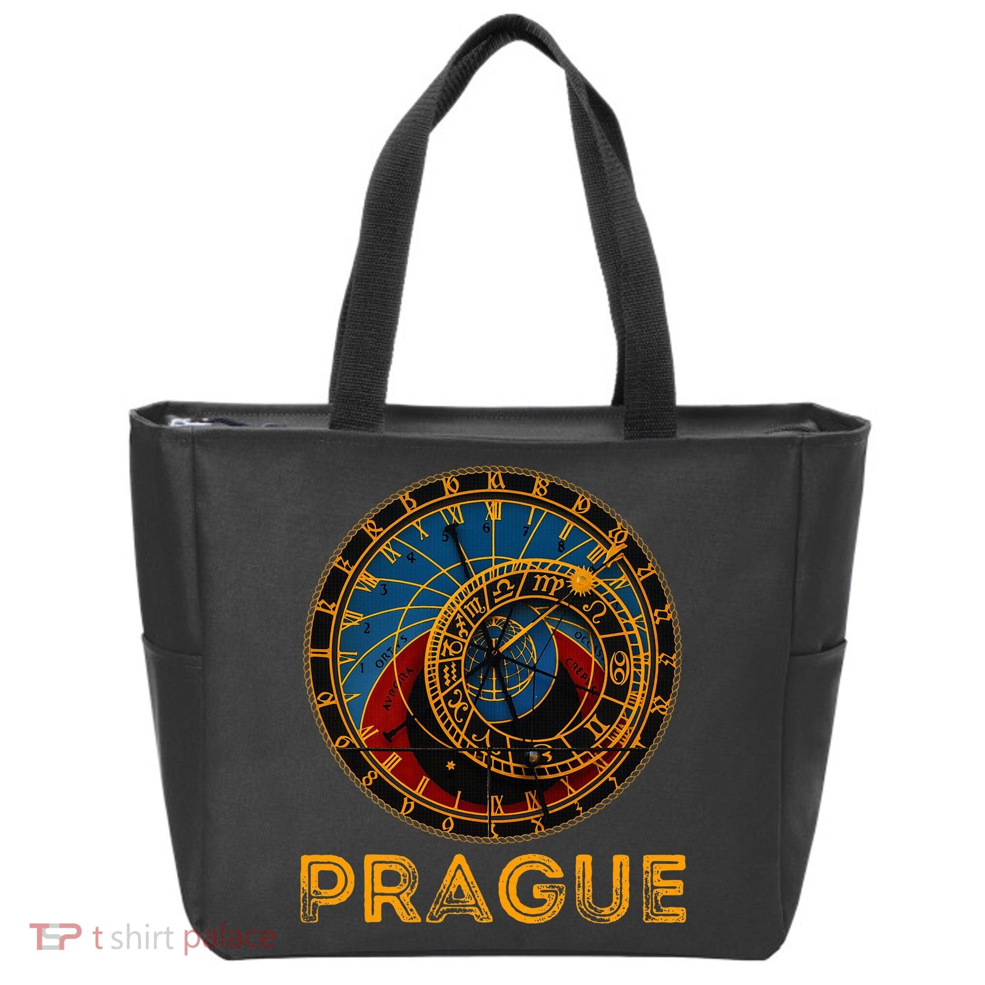 Prague Czech Republic Souvenir Astronomical Clock Prague Tote Bag