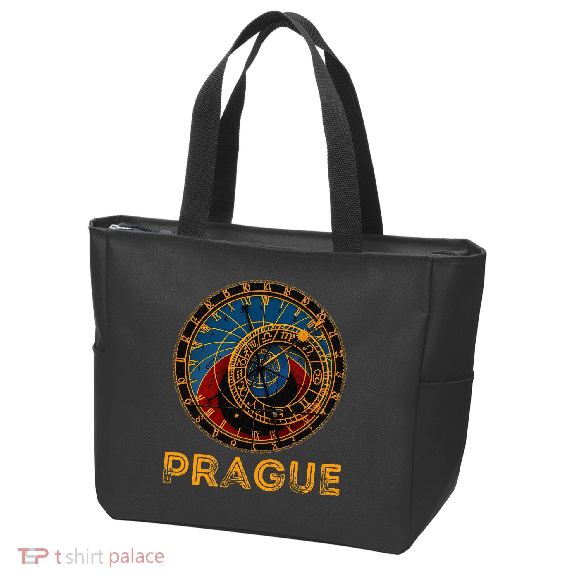Prague Czech Republic Souvenir Astronomical Clock Prague Tote Bag