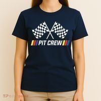 Pit Crew Race Car Parties Parents Pit Racing Drag Dress T-Shirt thumb 4