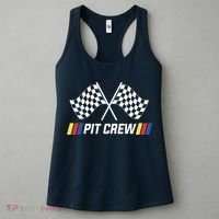 Pit Crew Race Car Parties Parents Pit Racing Drag Dress Women's Tank Top thumb 3