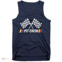 Pit Crew Race Car Parties Parents Pit Racing Drag Dress Tank Top thumb 0