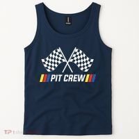 Pit Crew Race Car Parties Parents Pit Racing Drag Dress Tank Top thumb 2