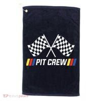 Pit Crew Race Car Parties Parents Pit Racing Drag Dress Golf Towel thumb 0