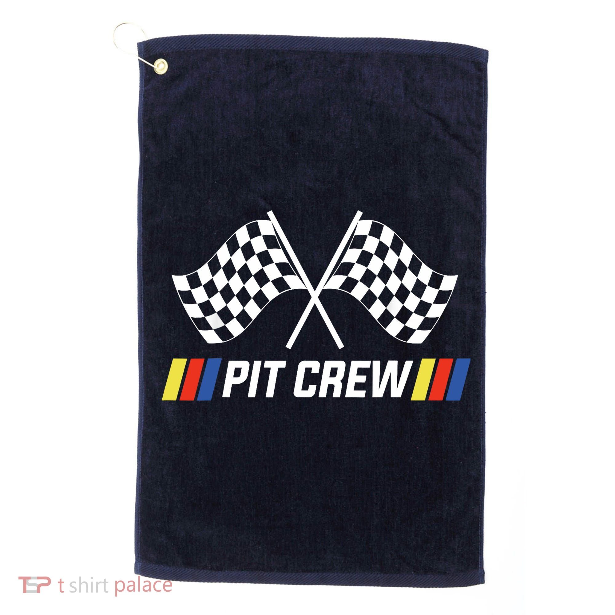 Pit Crew Race Car Parties Parents Pit Racing Drag Dress Golf Towel