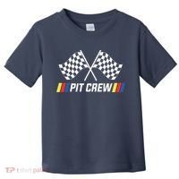 Pit Crew Race Car Parties Parents Pit Racing Drag Dress Toddler T-Shirt thumb 0