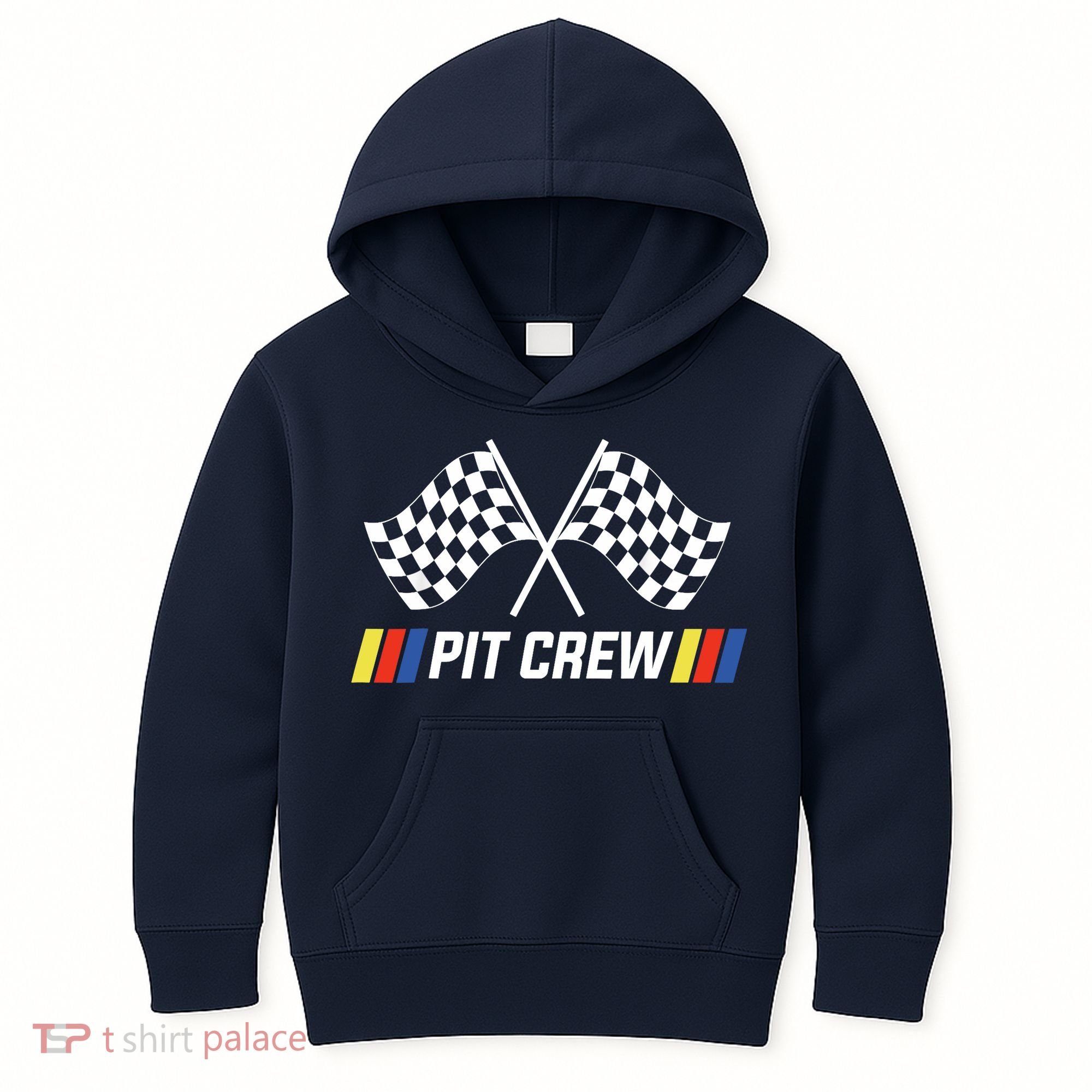 Pit Crew Race Car Parties Parents Pit Racing Drag Dress Kids Hoodie