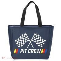Pit Crew Race Car Parties Parents Pit Racing Drag Dress Tote Bag thumb 0