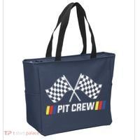 Pit Crew Race Car Parties Parents Pit Racing Drag Dress Tote Bag thumb 2