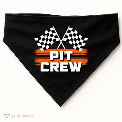 Pit Crew Racing Party USA-Made Doggie Bandana