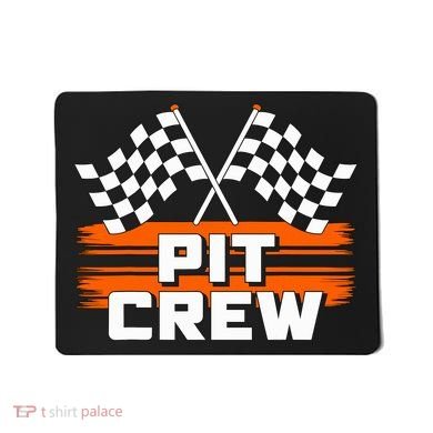 Pit Crew Racing Party Mousepad