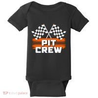 Pit Crew Racing Party Baby Bodysuit thumb 0