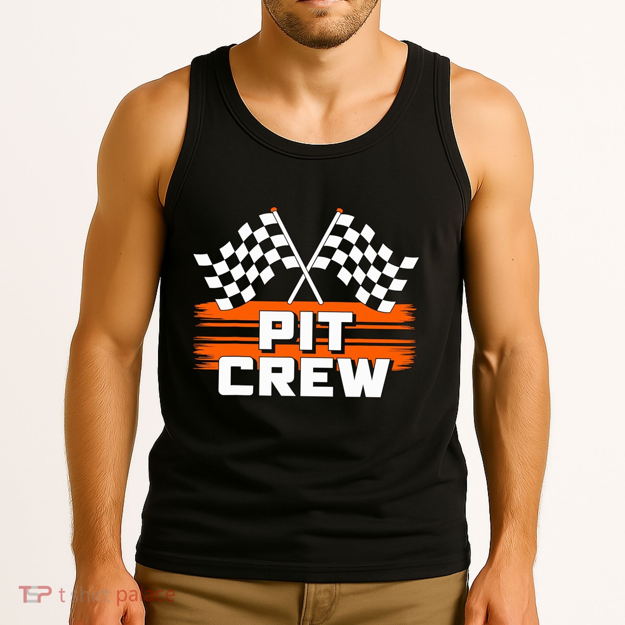 Pit Crew Racing Party Tank Top