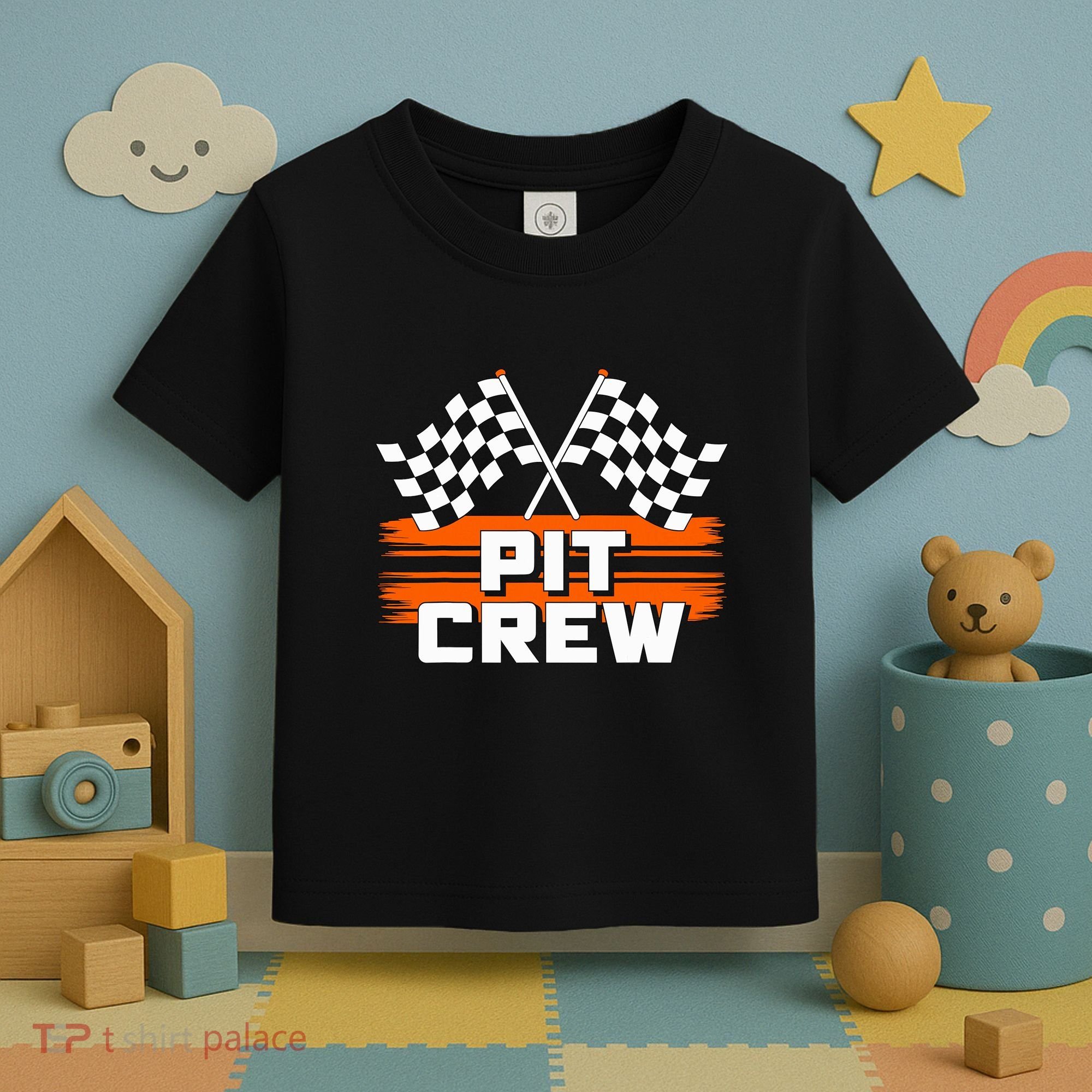 Pit Crew Racing Party Toddler T-Shirt
