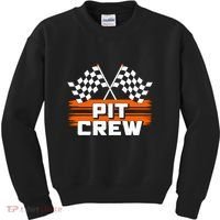 Pit Crew Racing Party Kids Sweatshirt thumb 0