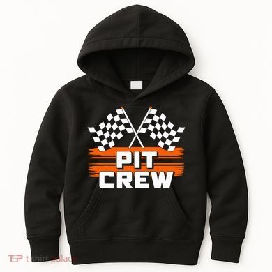 Pit Crew Racing Party Kids Hoodie