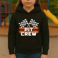 Pit Crew Racing Party Kids Hoodie thumb 3
